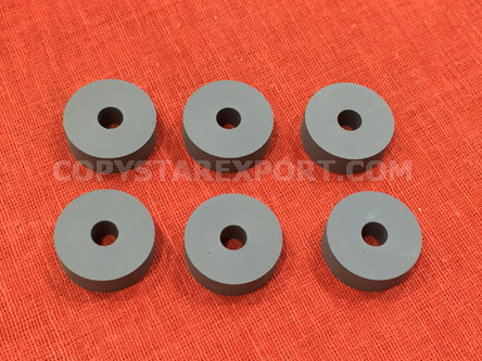 ROLLER, DELIVERY, OUTER RUBBER (SET OF 6 PCS)