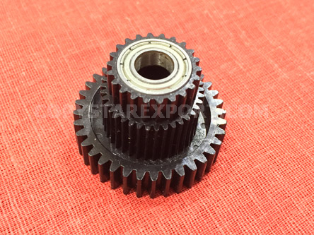 GEAR, 38T/36T/PULLY, 22T (MAIN DRIVE ASS'Y) - WITH BEARING